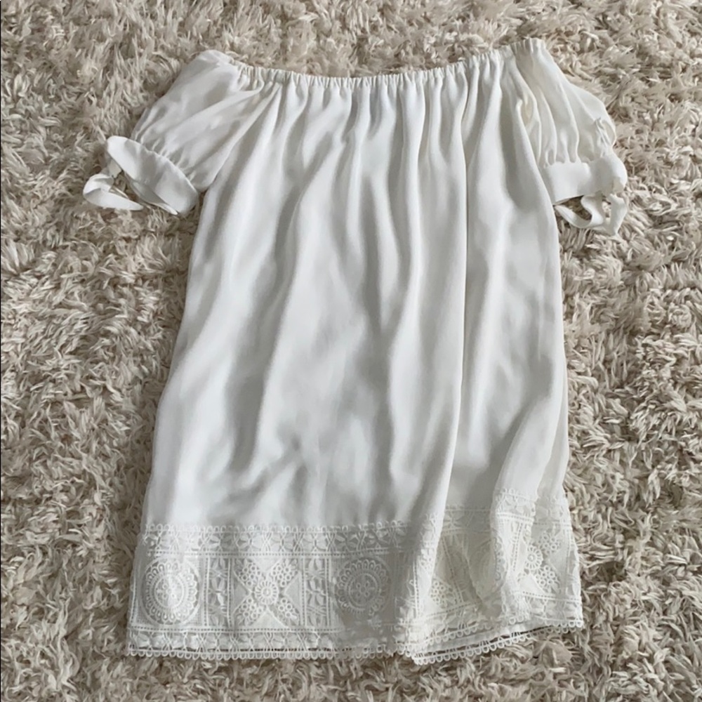 White lulus dress